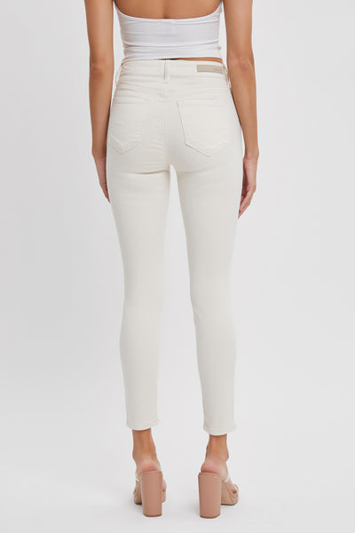 MID RISE CROP SKINNY JEANS