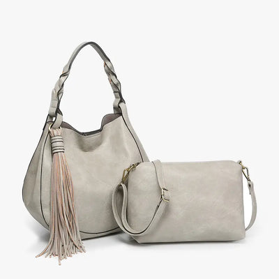 ELOISE LARGE TASSEL HOBO BAG