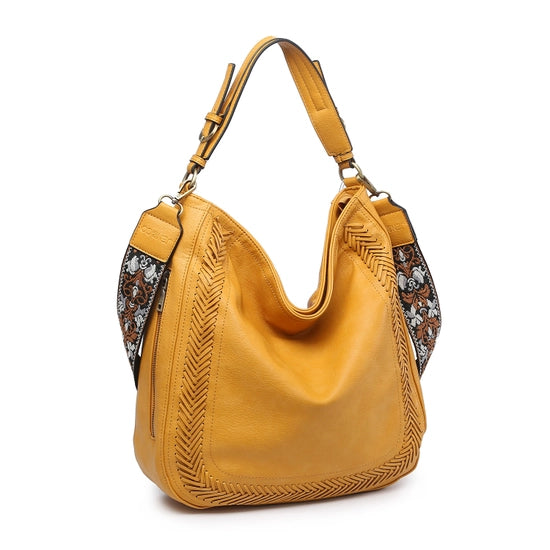 ARIS WHIPSTITCH HOBO/CROSSBODY BAG