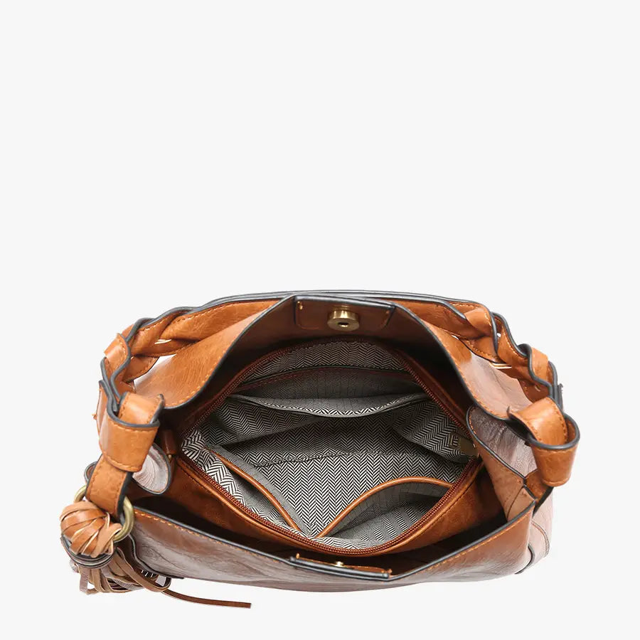 ELOISE LARGE TASSEL HOBO BAG