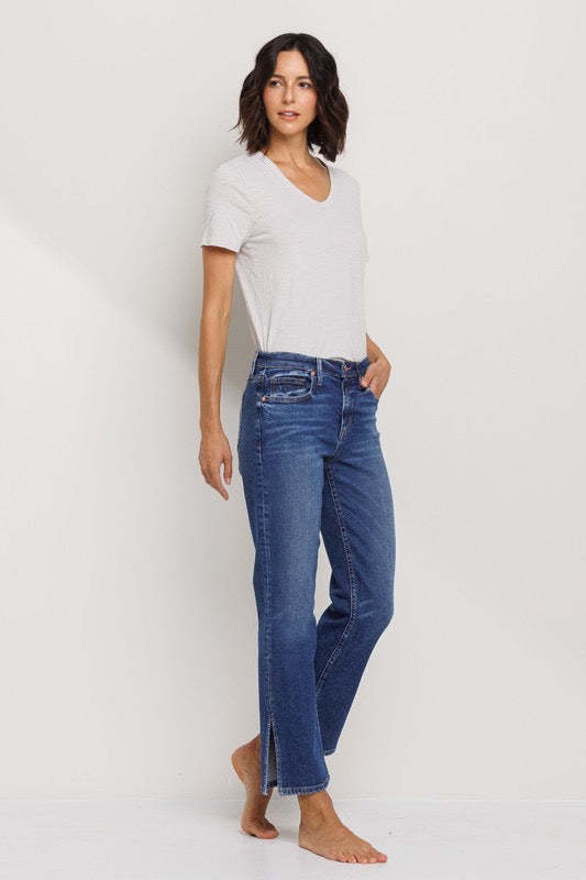 MID RISE STRAIGHT JEANS