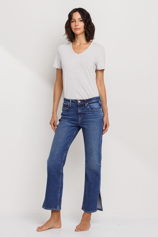 MID RISE STRAIGHT JEANS