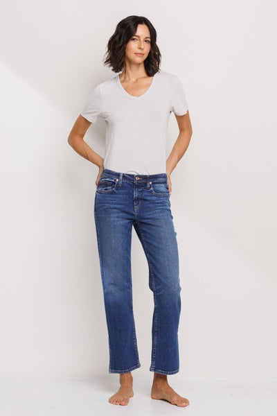 MID RISE STRAIGHT JEANS