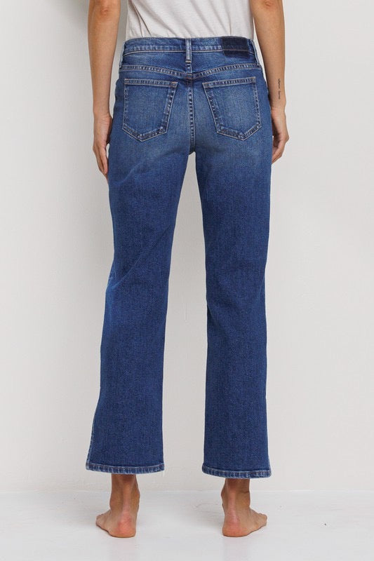 MID RISE STRAIGHT JEANS