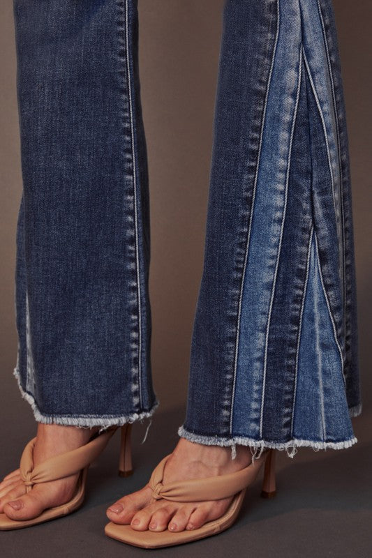 HIGH RISE FLARE JEANS