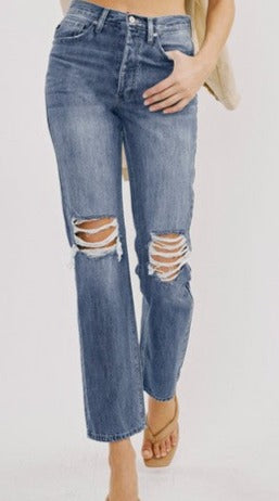 HIGH RISE 90'S BOYFRIEND JEANS